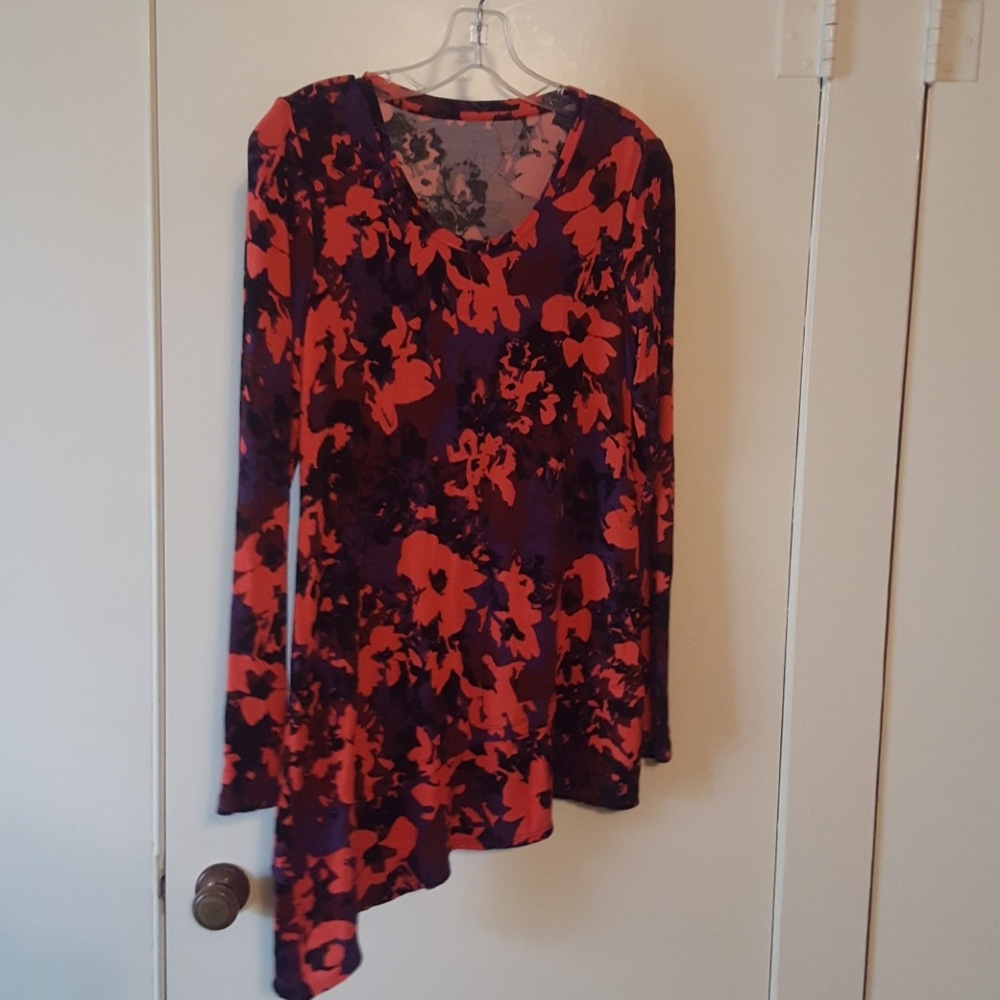 Printed longsleeve tunic